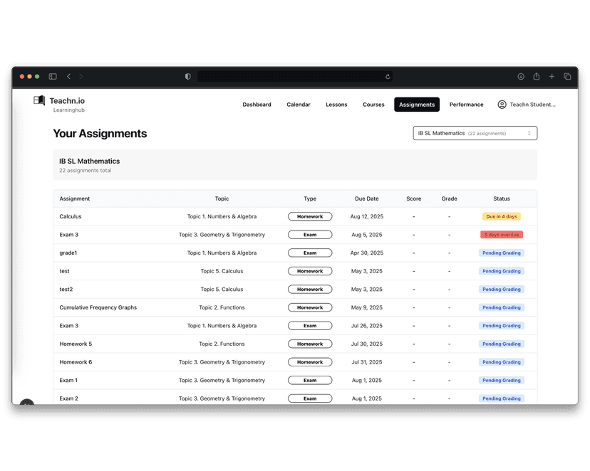 Assignment Management