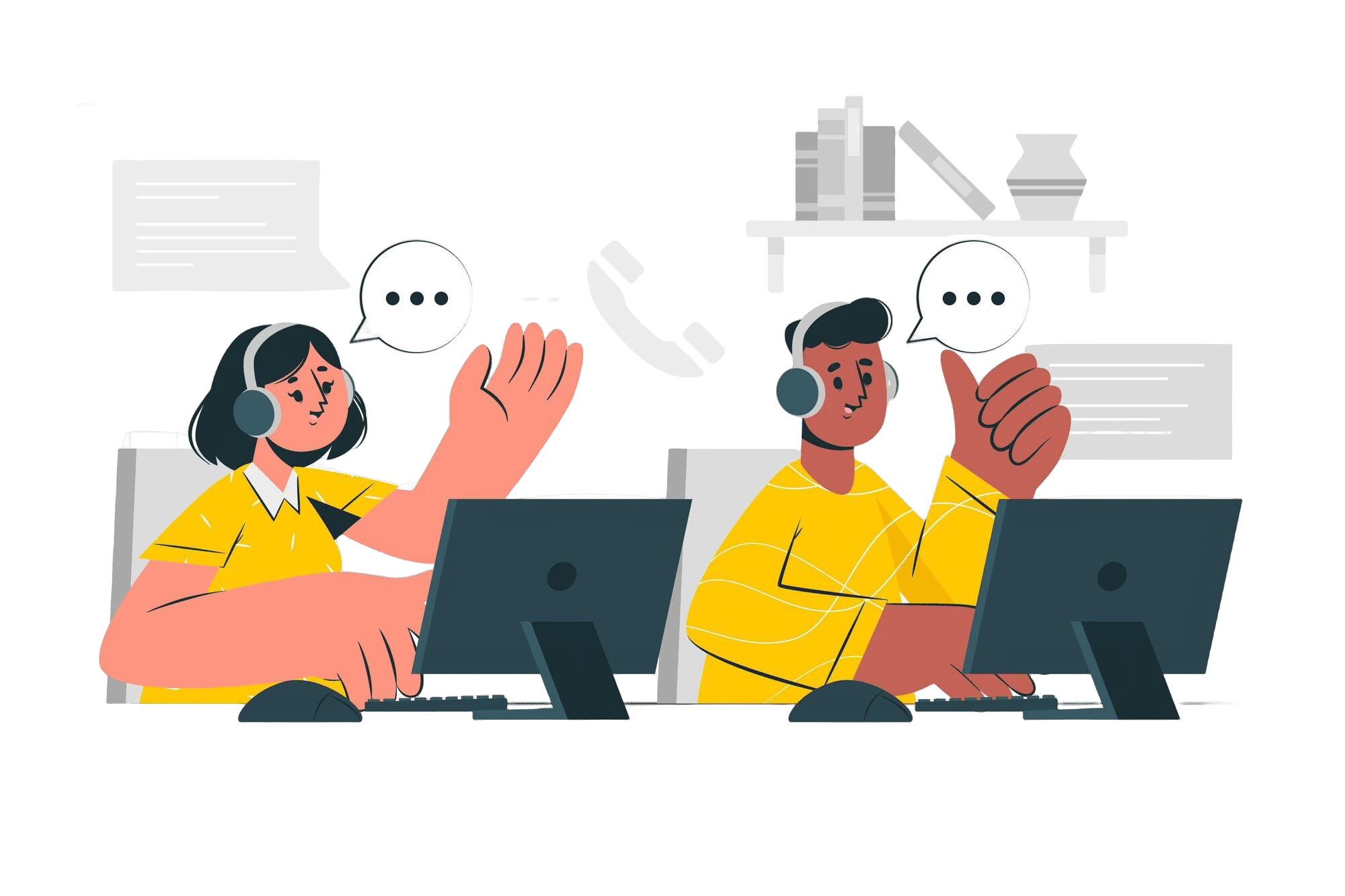 Landing page illustration